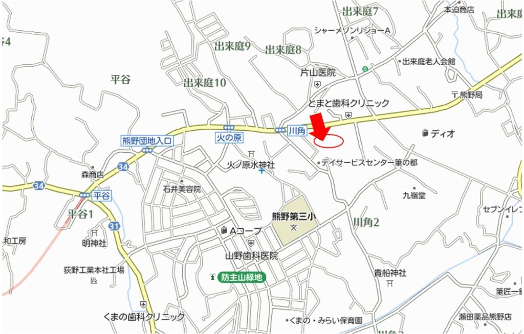 住所：安芸郡熊野町川角１丁目。広島・呉・東広島の３方面への利便性も抜群で人気上昇中のエリア。
