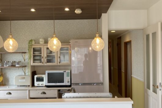 【M様邸】大人可愛いキッチンが主役♪店舗デザイン感覚で作り上げたこだわり満載リフォーム！